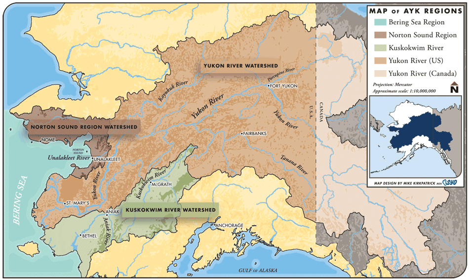 Map of AYK Region